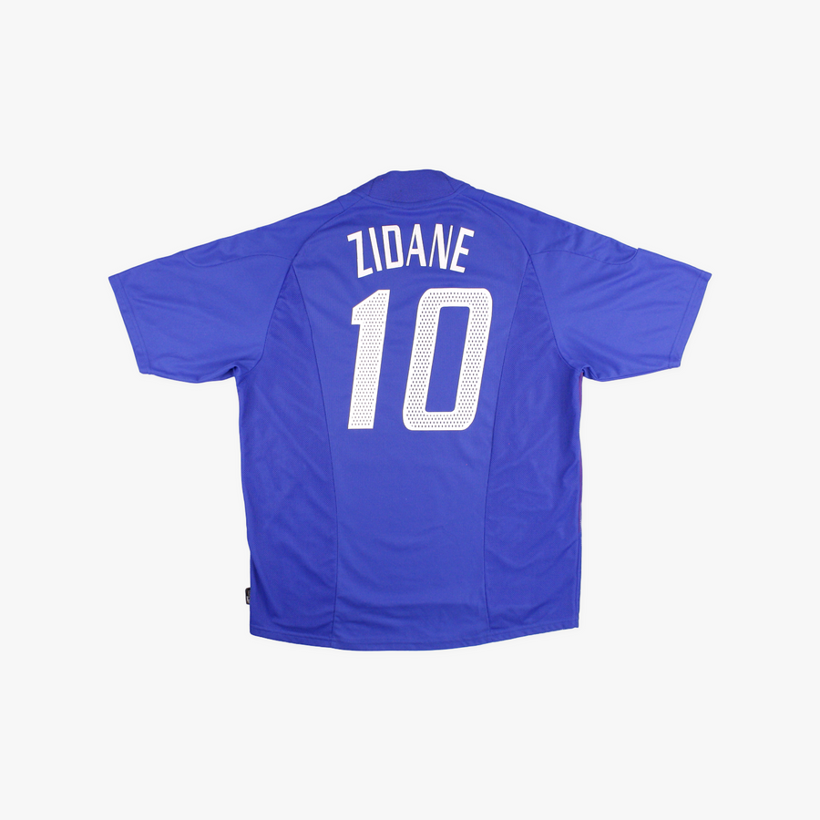 France 02/04 • Home Shirt • XL • Zidane #10
