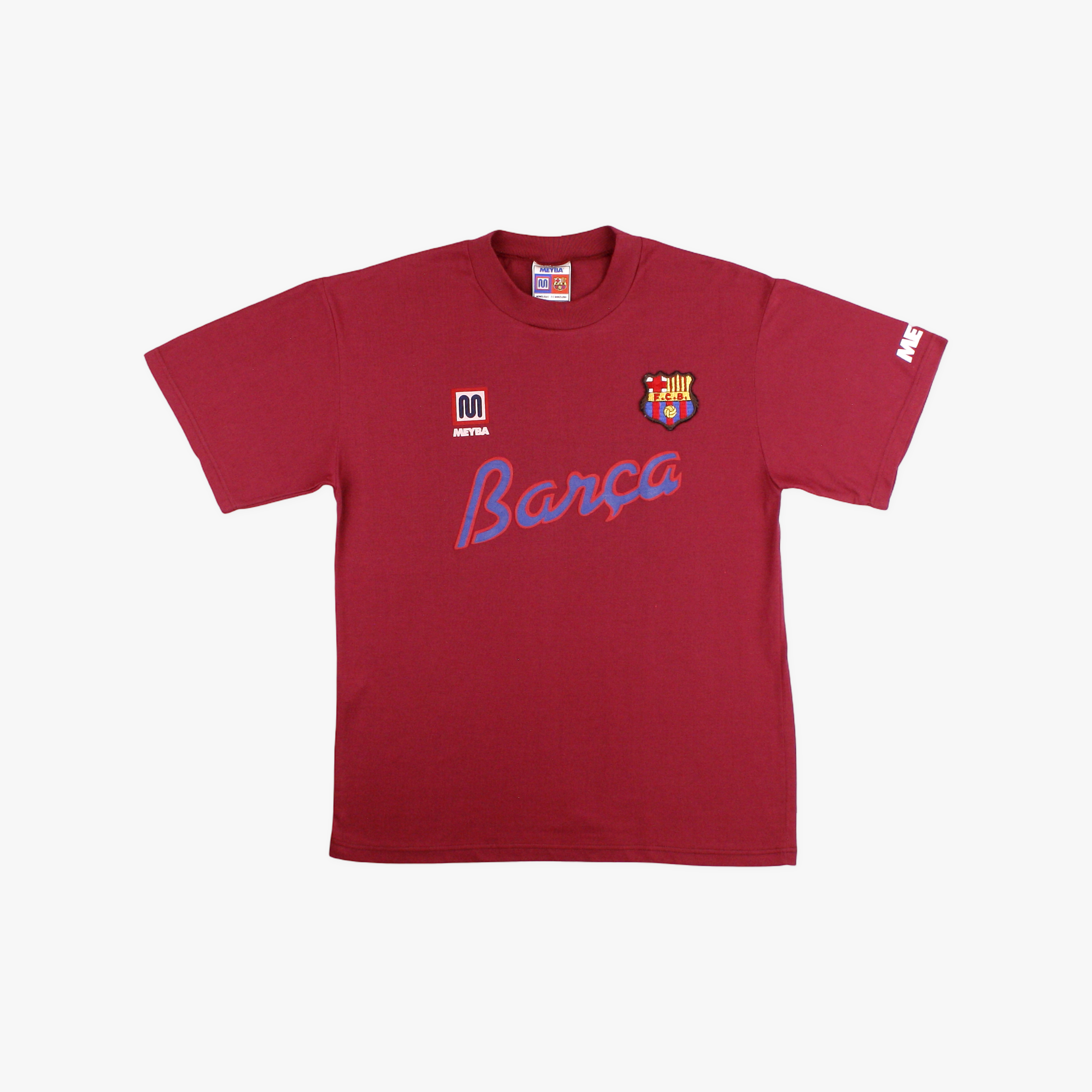 デザイン◎ FC Barcelona game shirt Vintage Barcelona 90/92 • Training T-Shirt • M – Real Vintage Football