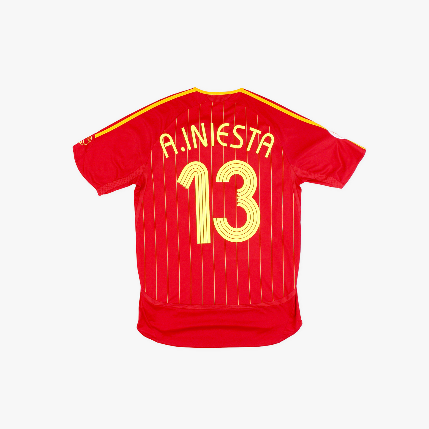 Spain 06/08 • Home Shirt • M • Iniesta #13
