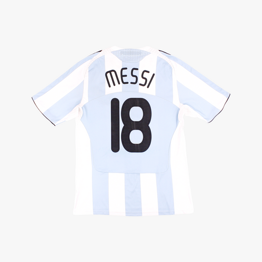 Argentina 07/09 • Camiseta Local • L • Messi #18