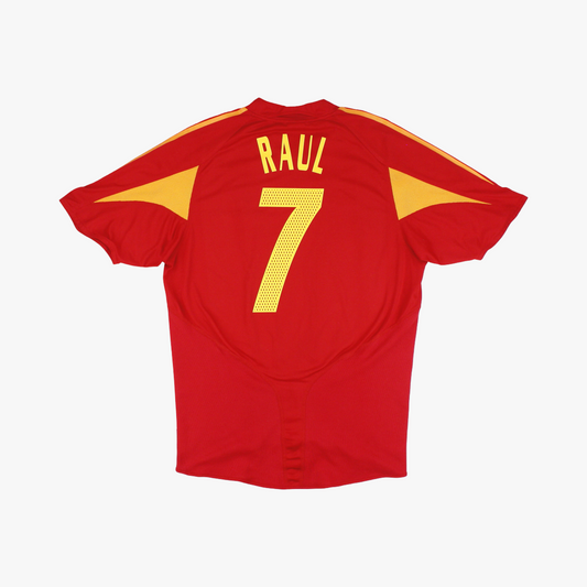 España 04/06 • Camiseta Local • L • Raúl #7