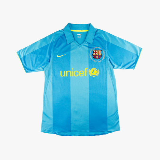 Barcelona 07/08 • *Player Issue* Away Shirt • M