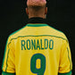 Brazil 98/00 • Home Shirt • M • Ronaldo #9