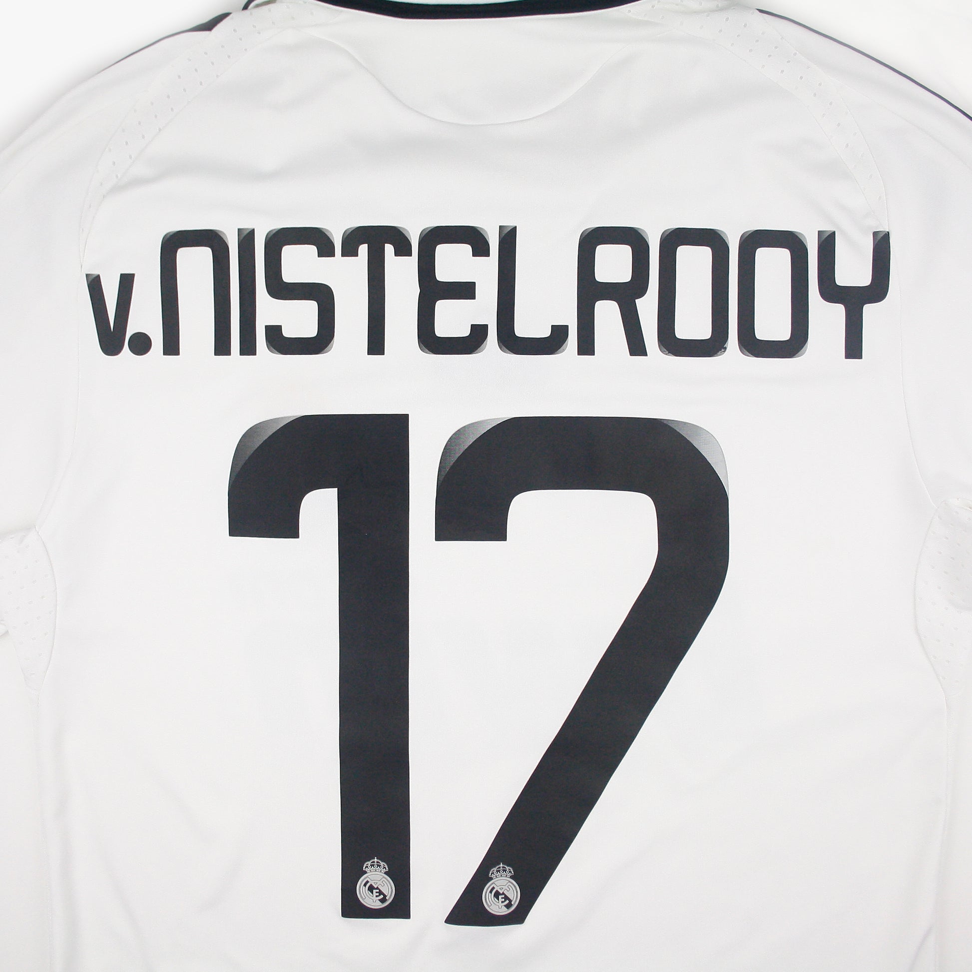 Maillot de foot retro Real Madrid N°17 V. NISTELROOY 2008-2009 Maillot de foot retro Real Madrid N°17 V. NISTELROOY 2008-2009