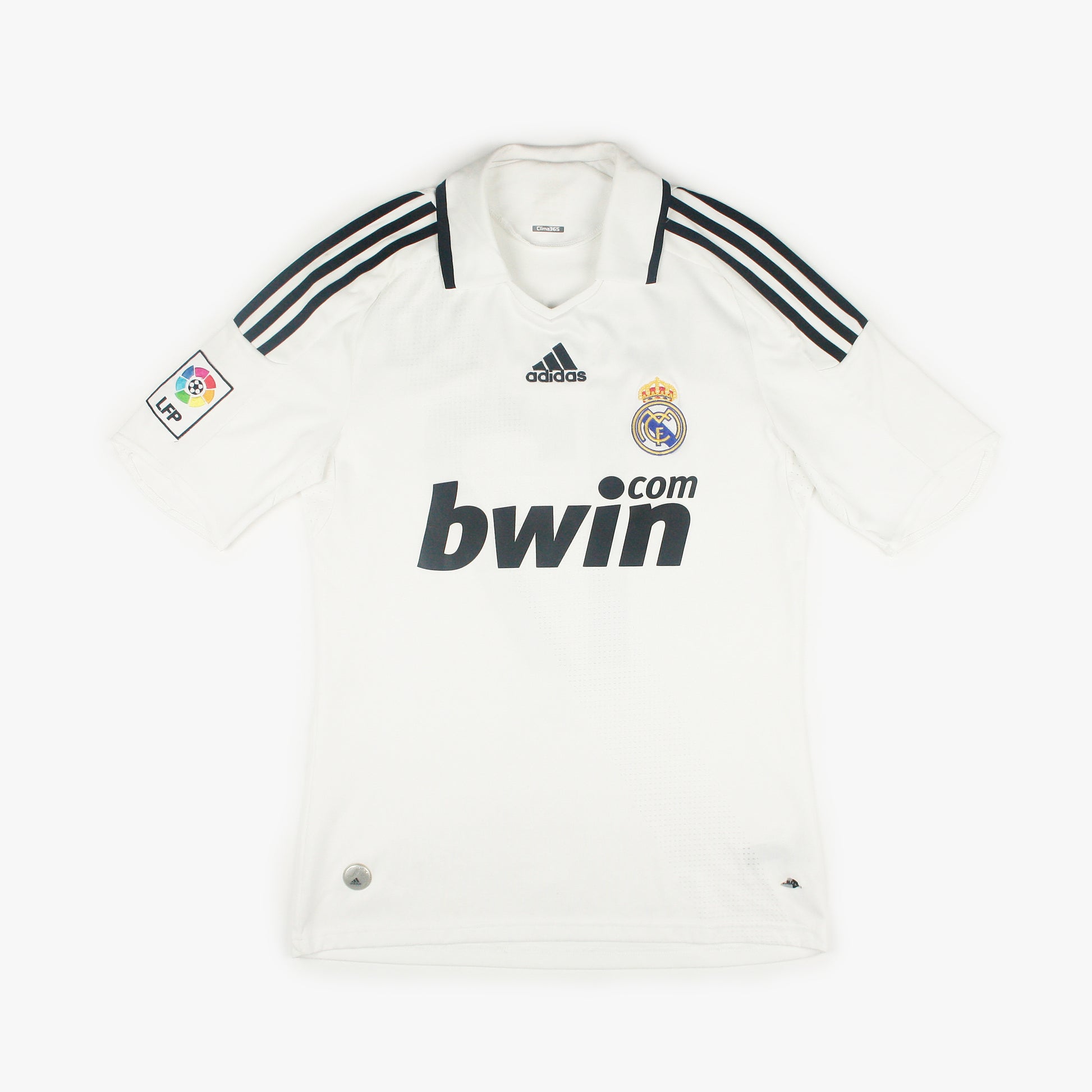 Real Madrid 2008/2009 Player Issue Home Shirt - V Nistelrooy 17 - La L Real Madrid 2008/2009 Player Issue Home Shirt - V Nistelrooy 17 - La L