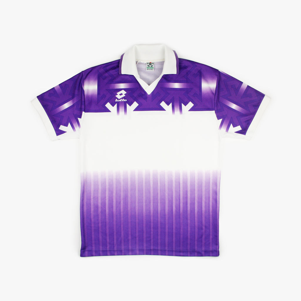 正規品★92-93★フィオレンティーナ★lotto★サッカーユニフォーム★90s Fiorentina Batistuta 1992/1993 Home 7up Soccer Jersey Lotto Size L