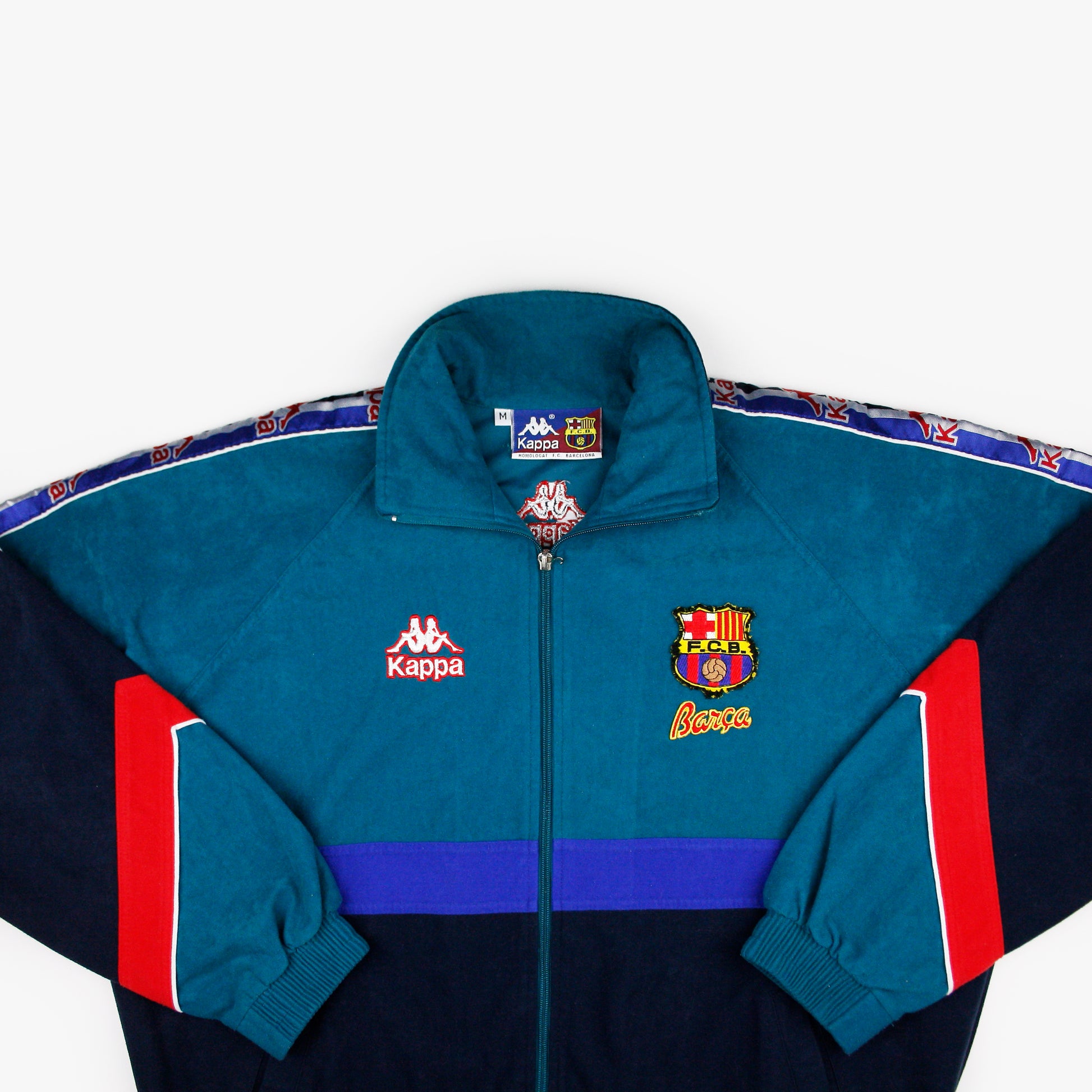 Chaqueta de chándal Kappa del Barcelona 1995-97 - 6/10 - (M Chaqueta de chándal Kappa del Barcelona 1995-97 - 6/10 - (M