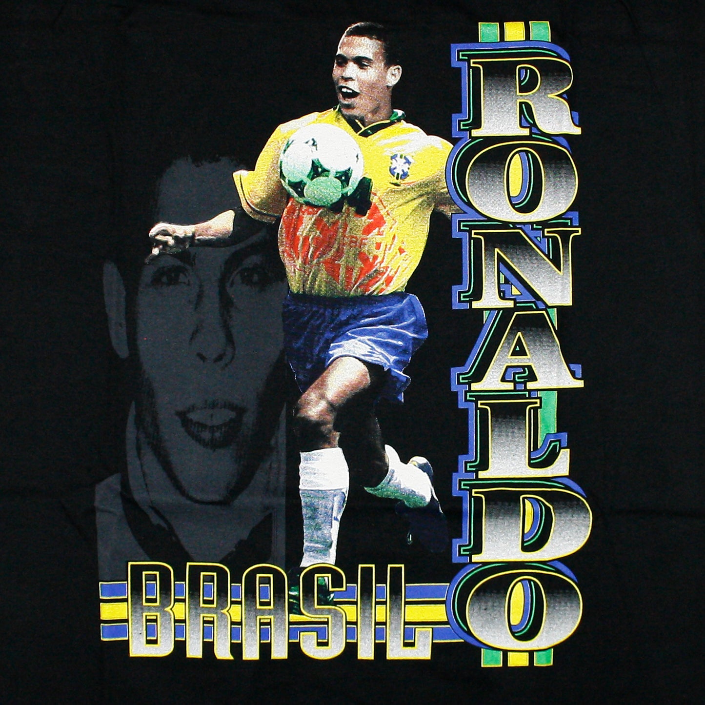 Ronaldo Brasil 90s • Camiseta Bootleg *Deadstock Con Etiquetas* • L
