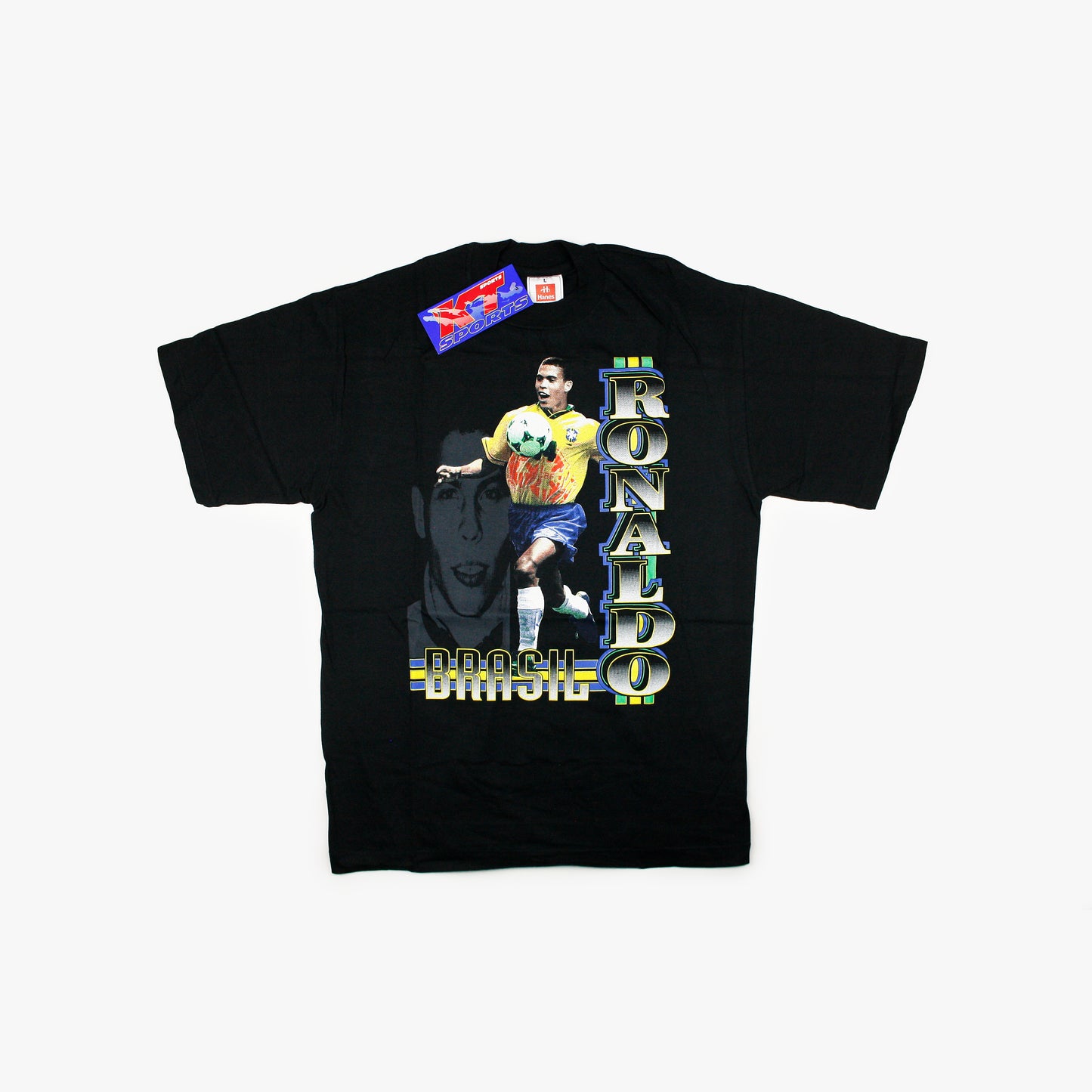 Ronaldo Brasil 90s • Camiseta Bootleg *Deadstock Con Etiquetas* • XL