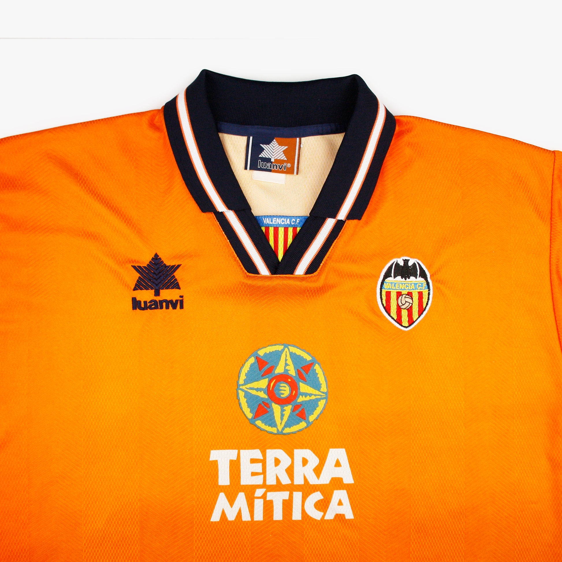 Maillot de foot vintage Valencia 99/00 domicile taille XL Luanvi original | eBay Maillot de foot vintage Valencia 99/00 domicile taille XL Luanvi original | eBay