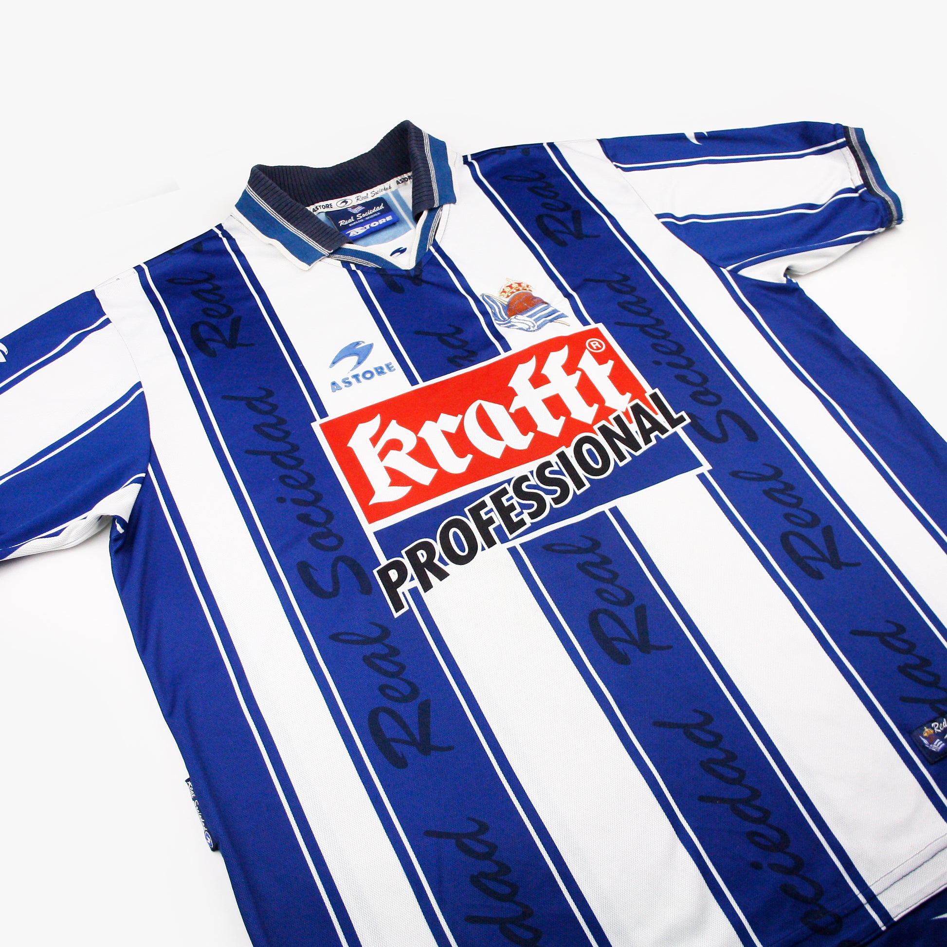 Real Sociedad Home Camiseta Vintage Jersey 1980/1981 Retro Shirt Champions  #10 Zamora