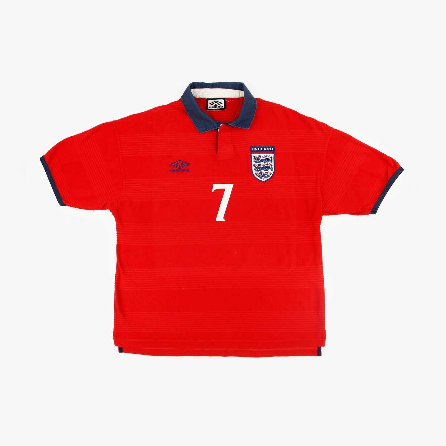 Inglaterra 99/01 • Camiseta Visitante • L • Beckham #7