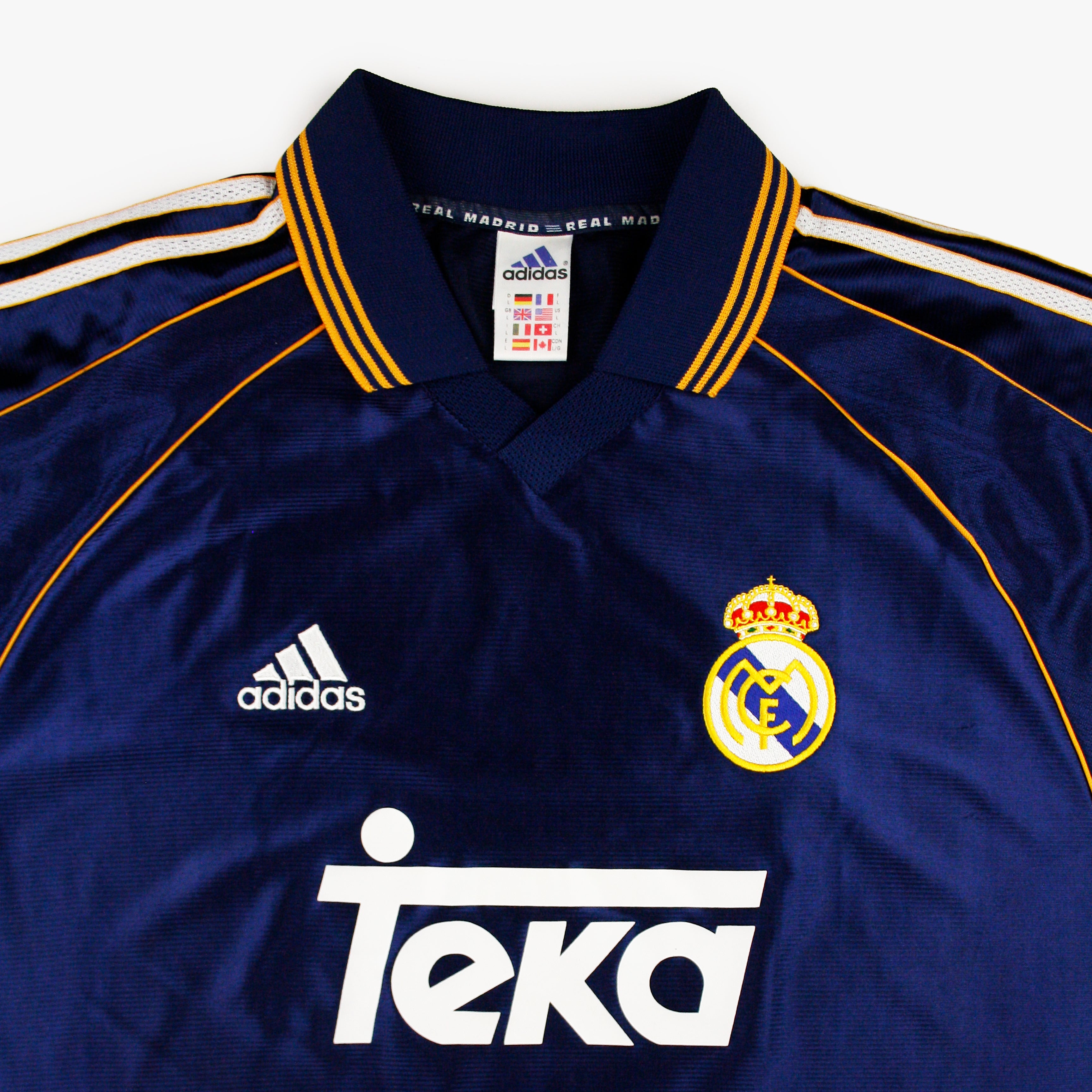 1997-98 Real Madrid *BNWT* home jersey (#3 ROBERTO CARLOS) - L