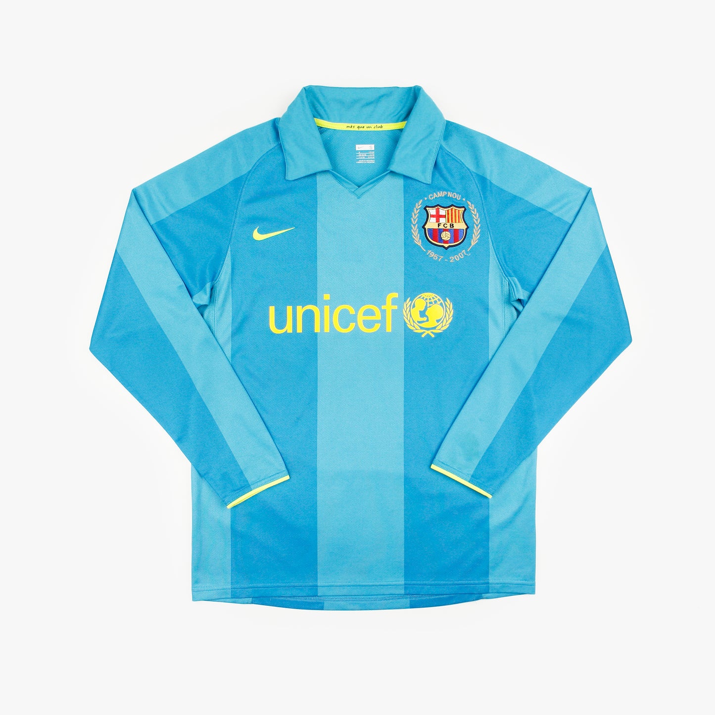 Barcelona 07/08 • *Player Issue* L/S Away Shirt • S