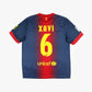 Barcelona 12/13 • Camiseta Local • S • Xavi #6