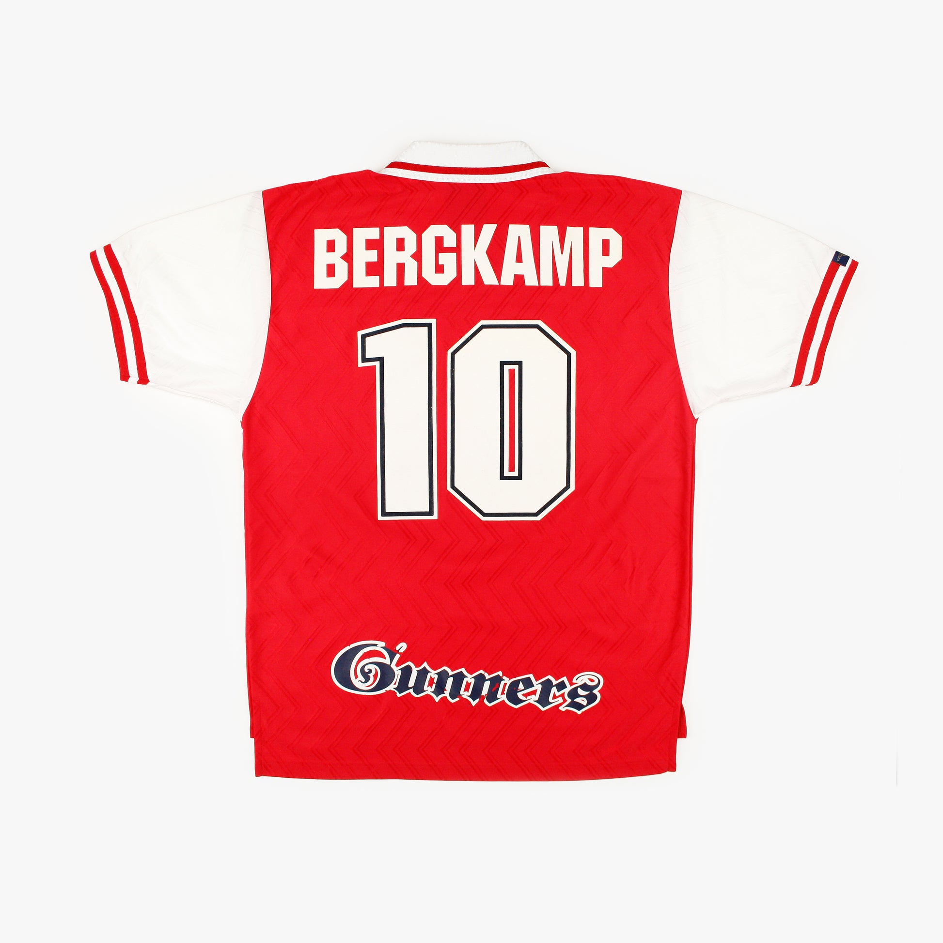 Arsenal 96/97 • Home Shirt • L • Bergkamp #10 – Real Vintage Football