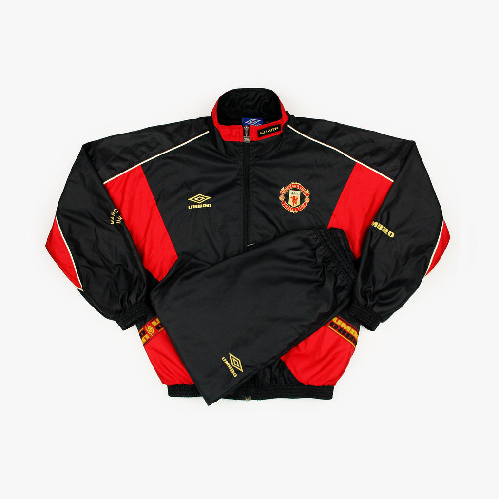 ウェア Manchester United 96/97 S/S Uniform #14 Manchester United - Vintage Umbro 1996/97 Training Mens Jacket