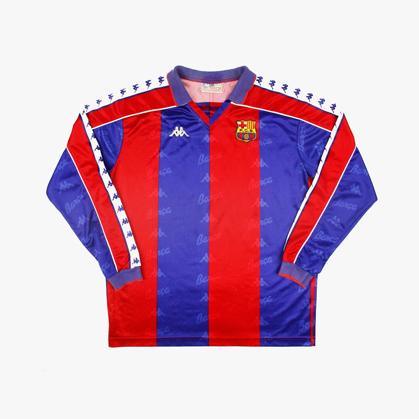 Barcelona 92/95 • Camiseta Local • L (L/S) + FCB Badge