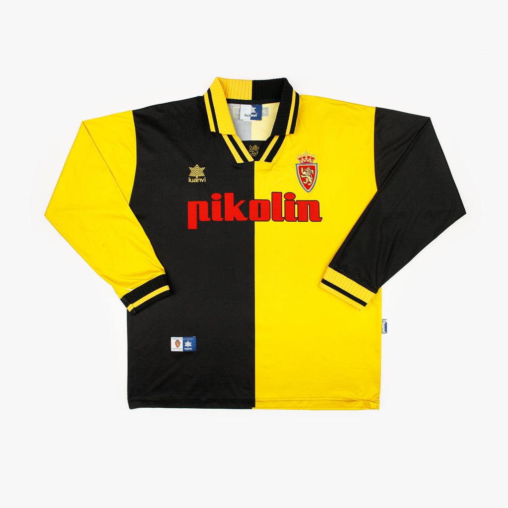 Real Zaragoza 99/01 • Camiseta Visitante • XL – Real Vintage Football