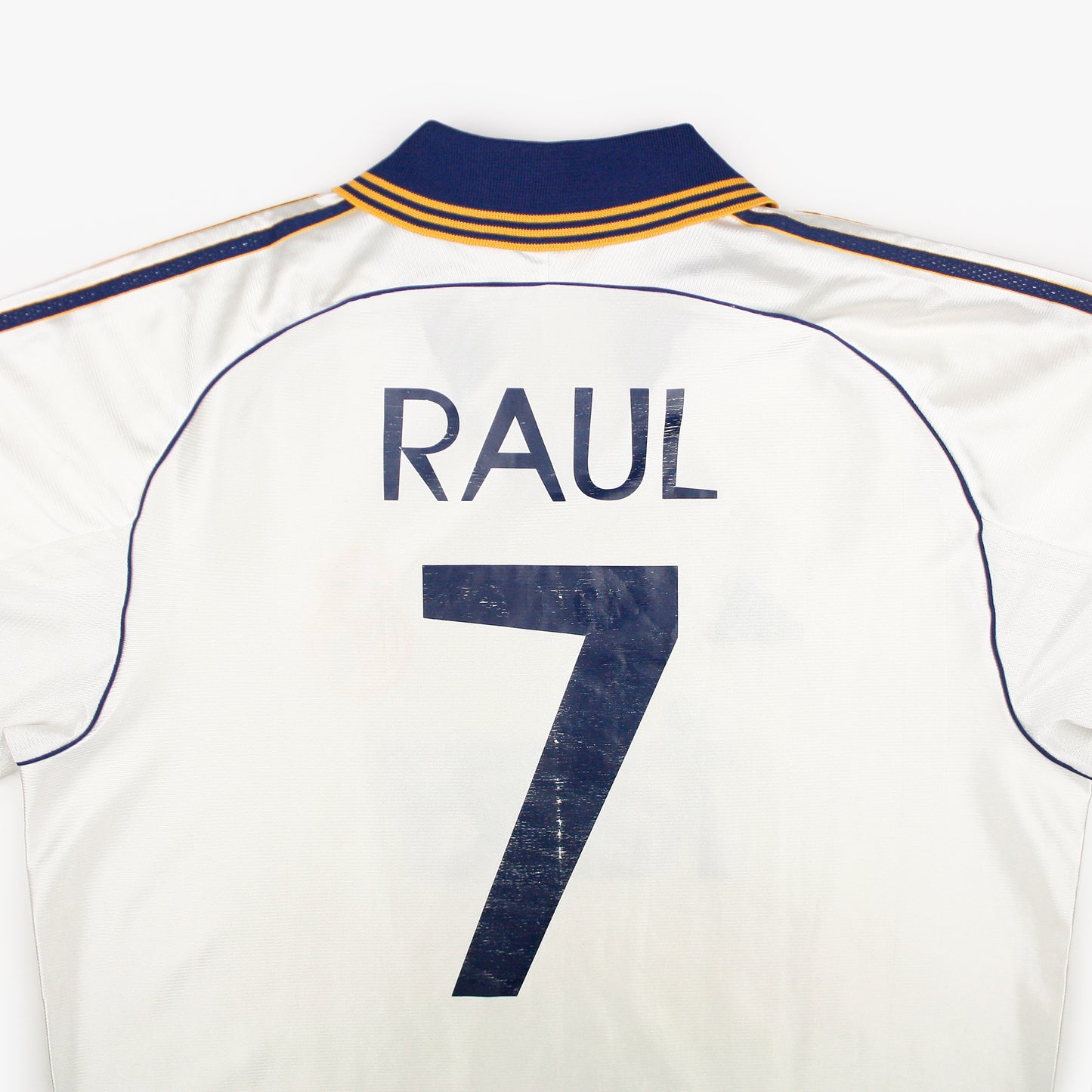 Real Madrid 98/00 • Camiseta Local + Pantalones Cortos • M • Raúl #7