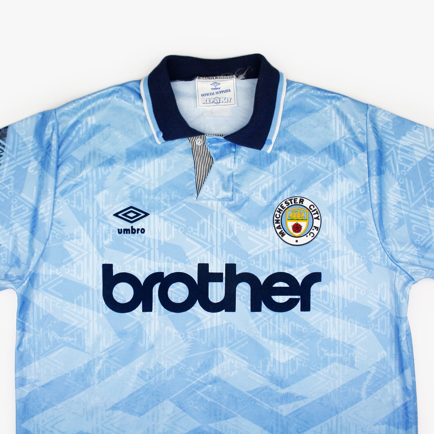 Manchester City 91/93 • Camiseta Local • L