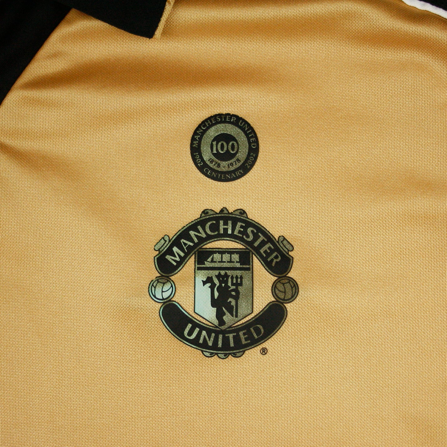Manchester United 01/02 • Camiseta Centenario Visitante/Tercera *Reversible* • XL