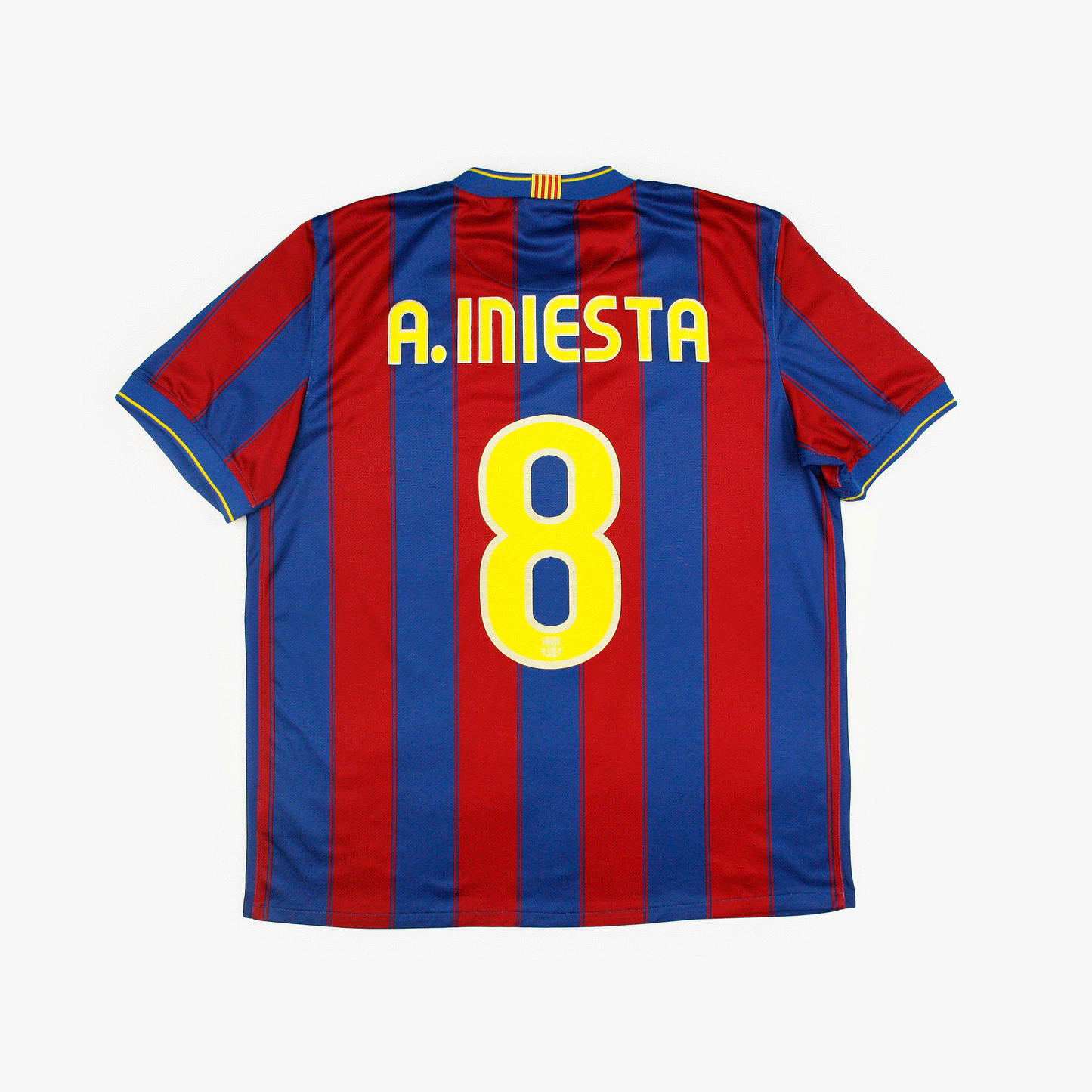 Barcelona 09 10 Camiseta Local L A. Iniesta 8 Real Vintage Football