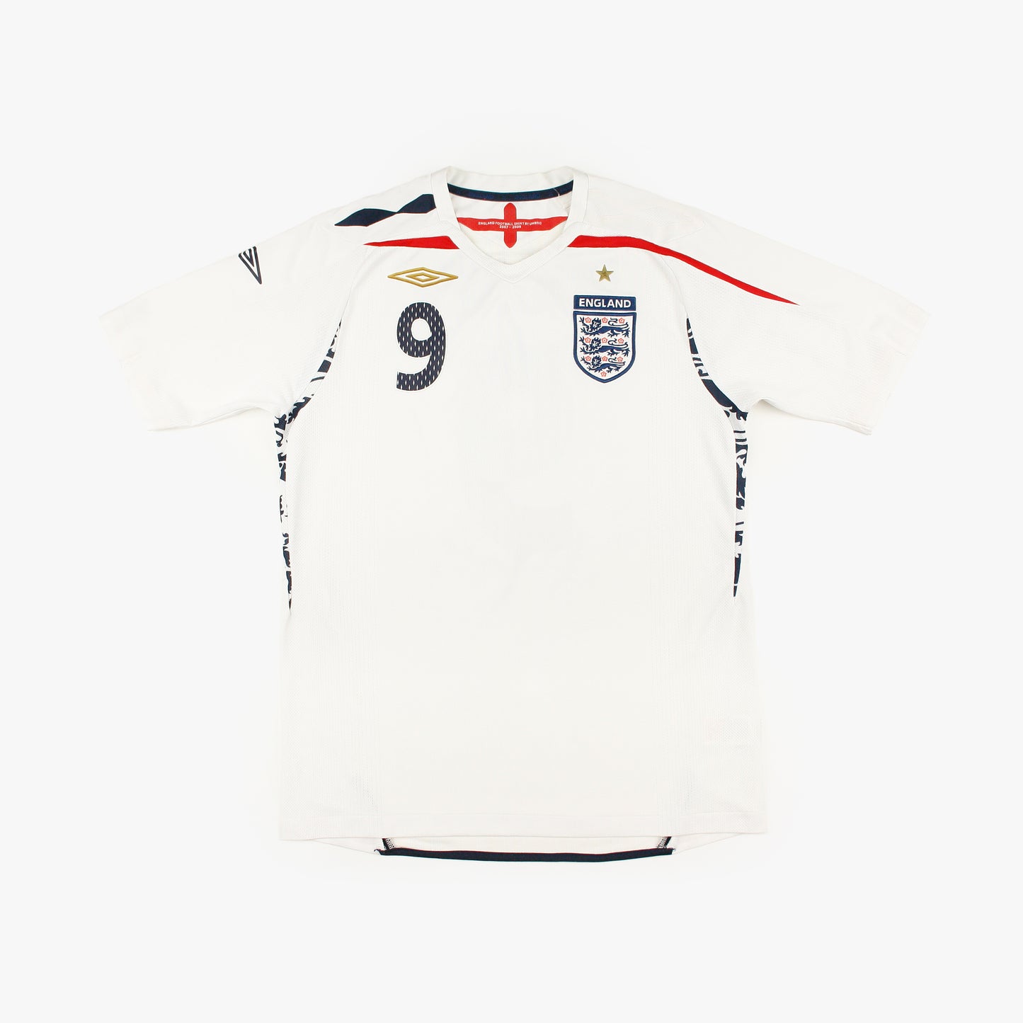 England 07/09 • Home Shirt • M • Rooney #9