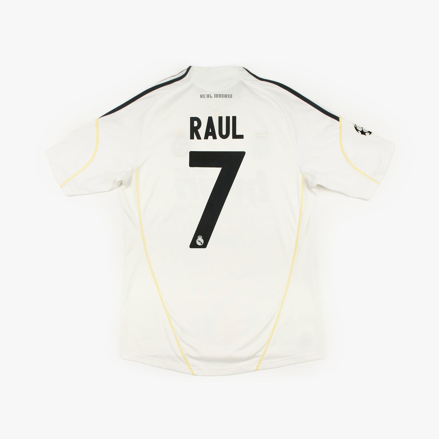 Real Madrid 09/10 • Camiseta Local *Edición de la Champions* • M • Raúl #7