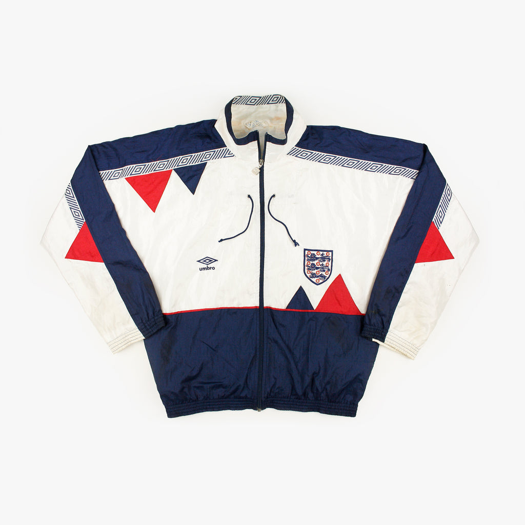 England 90/92 • Shell Jacket • M – Real Vintage Football