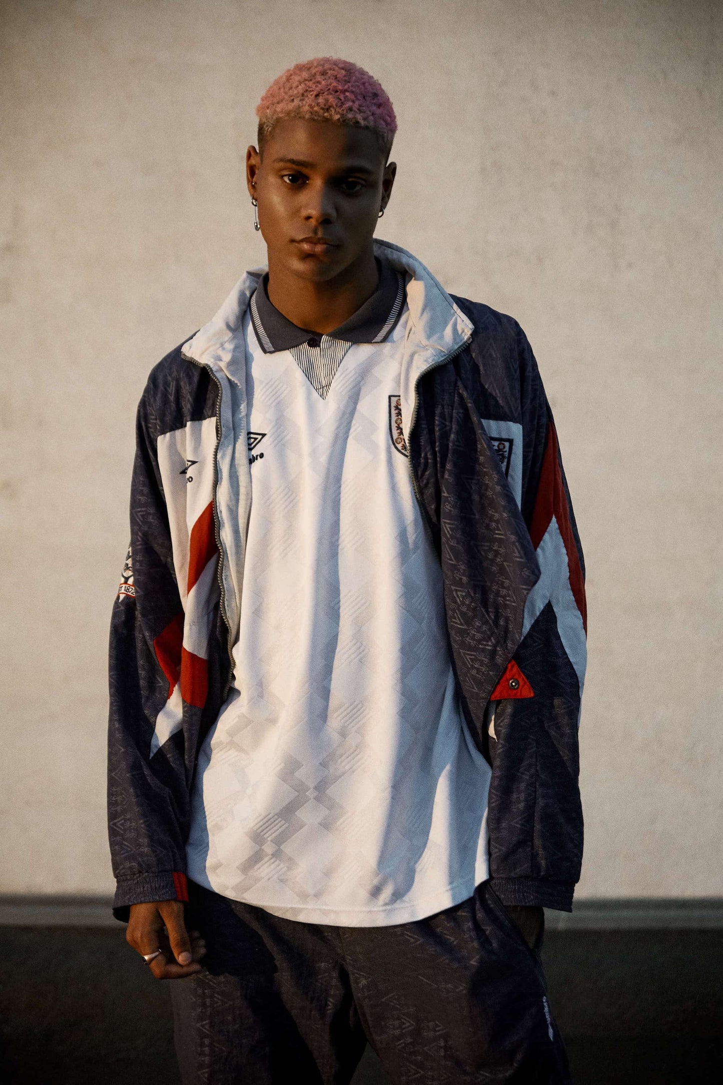 England 90/92 • Woven Track Jacket • L